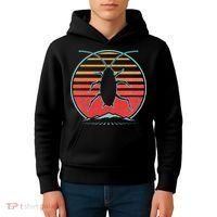 Cockroach Retro 80s Style Pest Control Exterminator Gift Kids Hoodie thumb 4