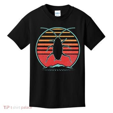 Cockroach Retro 80s Style Pest Control Exterminator Gift Kids T-Shirt