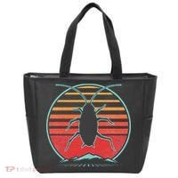 Cockroach Retro 80s Style Pest Control Exterminator Gift Tote Bag thumb 0