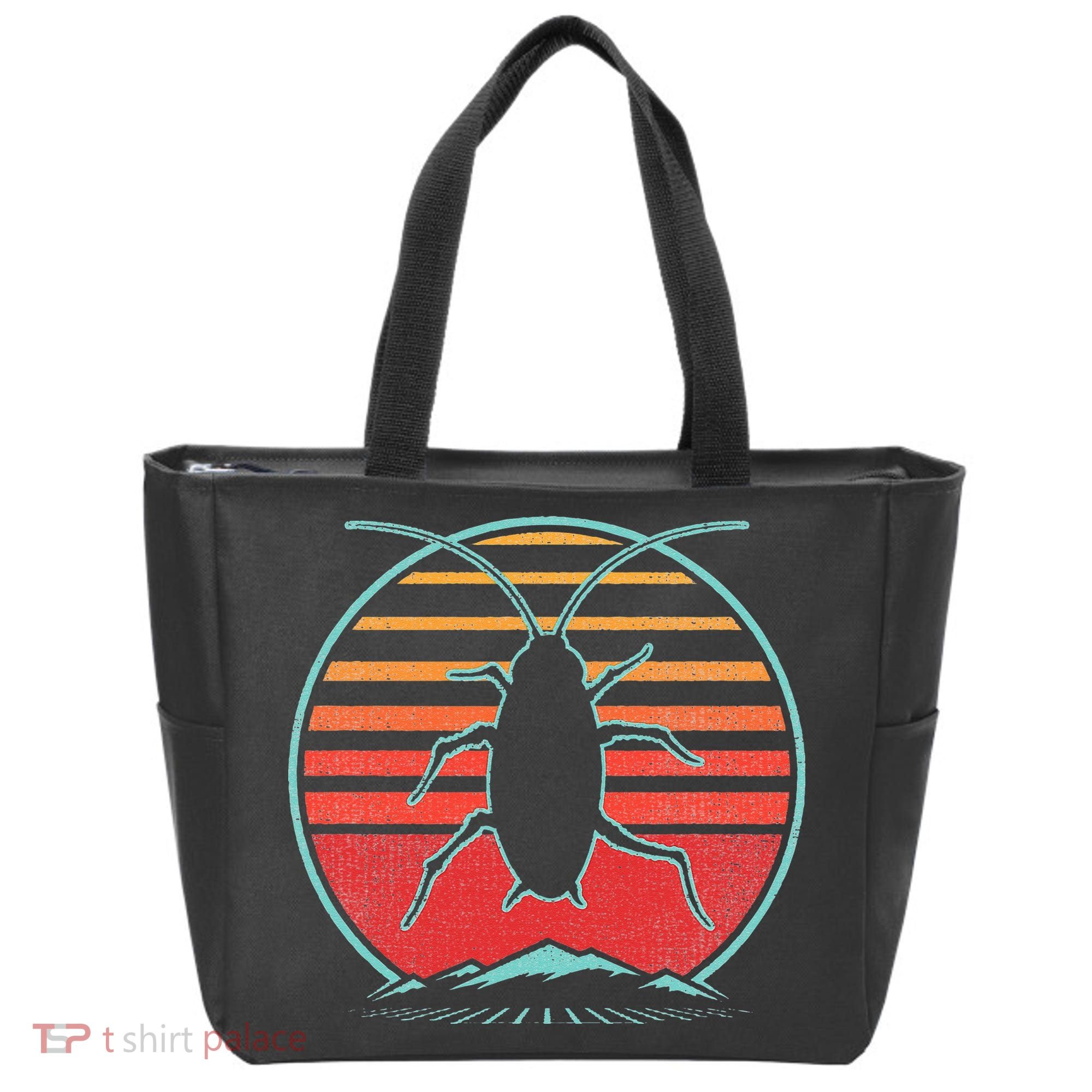 Cockroach Retro 80s Style Pest Control Exterminator Gift Tote Bag