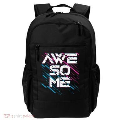 Cool Retro 80's Eighties Pattern Awesome Backpack