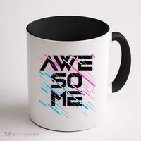 Cool Retro 80's Eighties Pattern Awesome Coffee Mug thumb 1