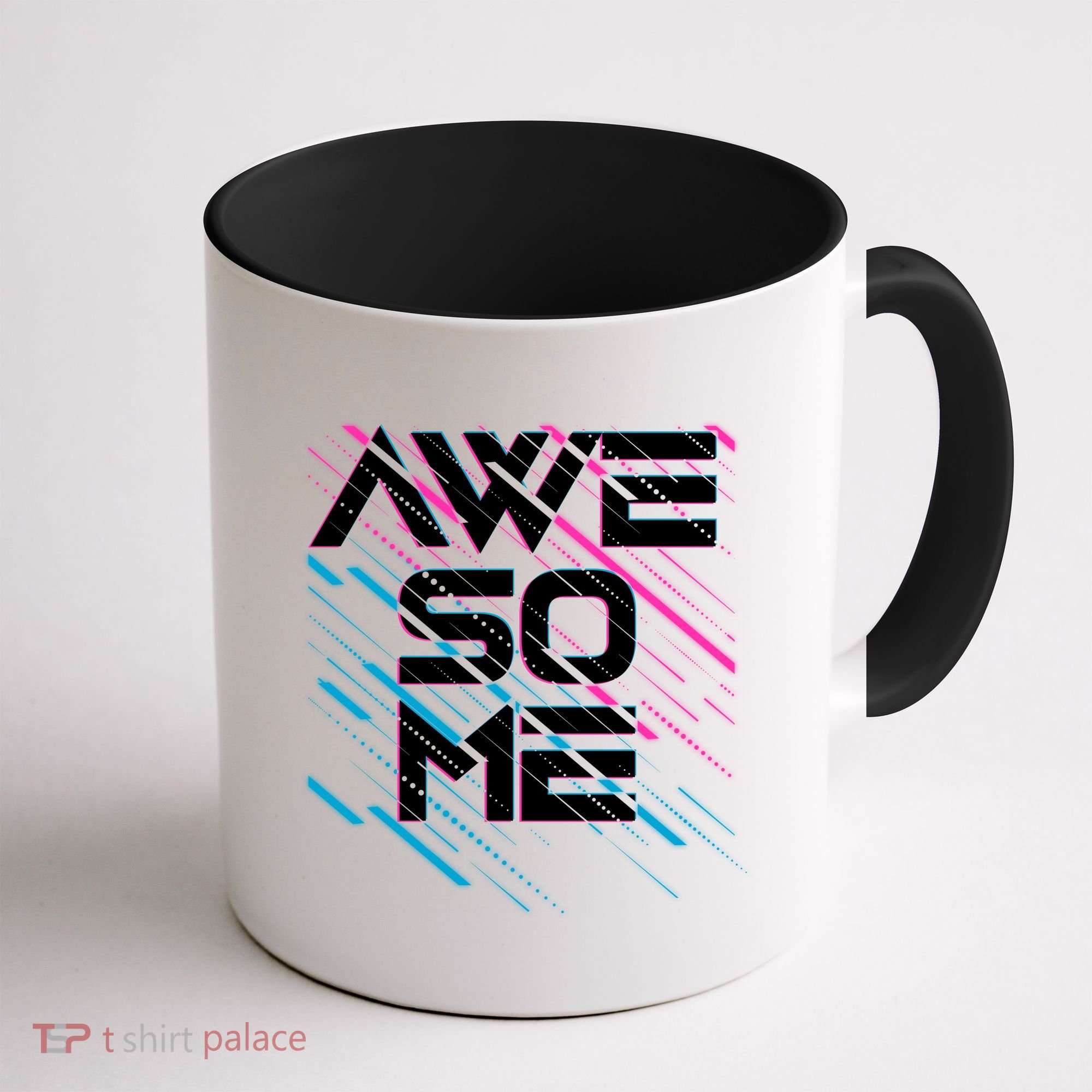 Cool Retro 80's Eighties Pattern Awesome Coffee Mug