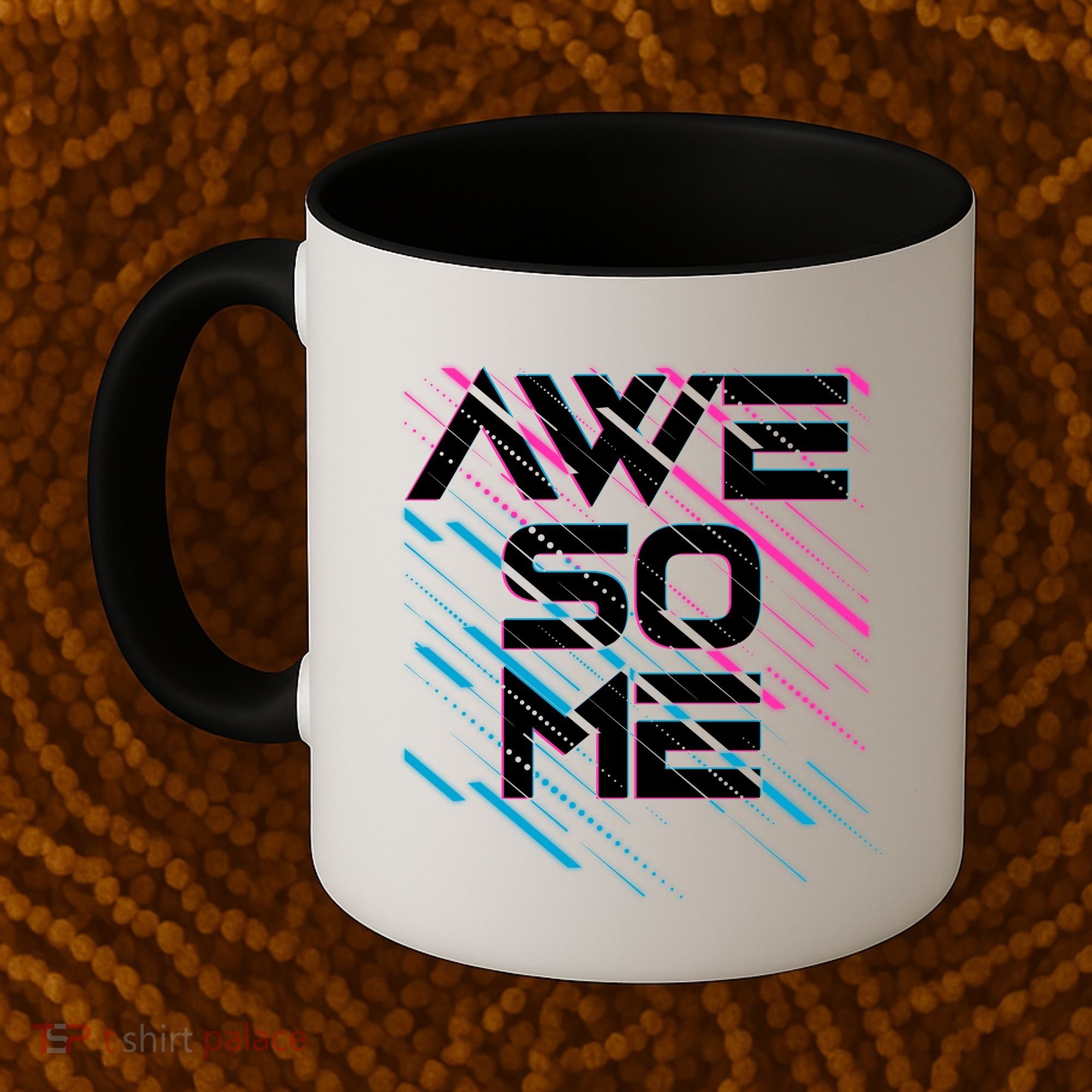 Cool Retro 80's Eighties Pattern Awesome Coffee Mug
