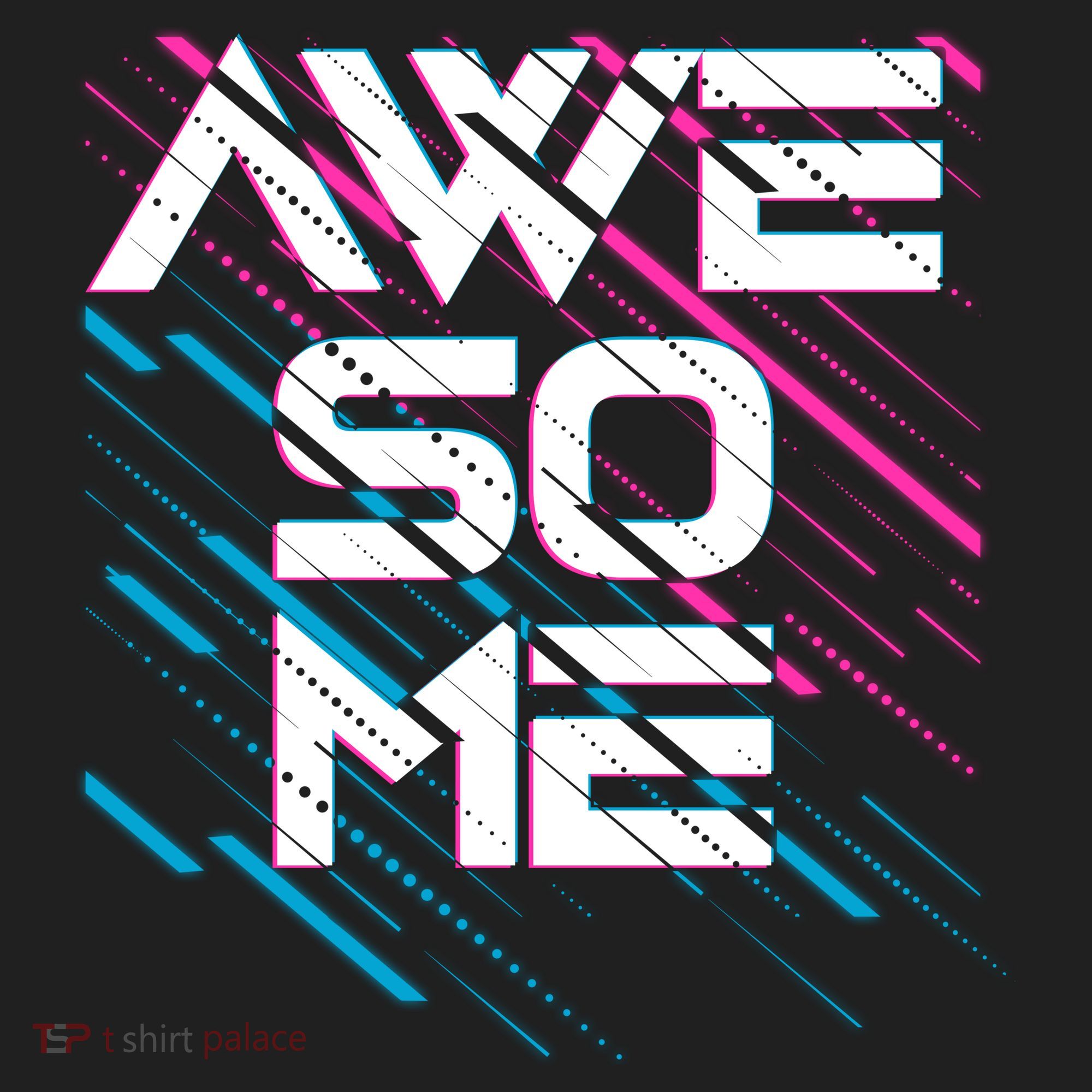 Cool Retro 80's Eighties Pattern Awesome Tumbler