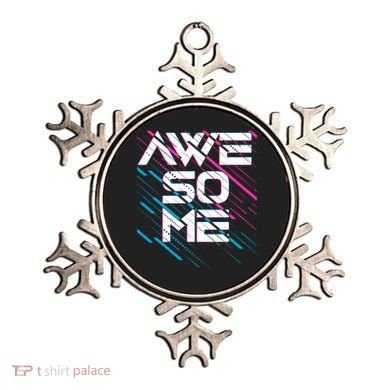 Cool Retro 80's Eighties Pattern Awesome Ornament
