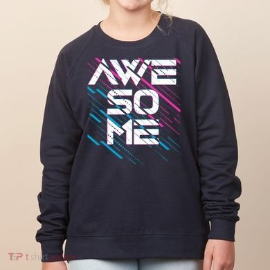 Cool Retro 80's Eighties Pattern Awesome Women's Sweatshirt