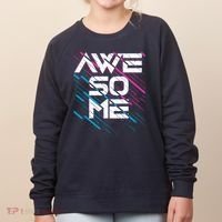 Cool Retro 80's Eighties Pattern Awesome Women's Sweatshirt thumb 0