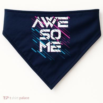 Cool Retro 80's Eighties Pattern Awesome USA-Made Doggie Bandana