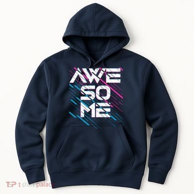 Cool Retro 80's Eighties Pattern Awesome Hoodie