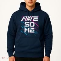 Cool Retro 80's Eighties Pattern Awesome Hoodie thumb 2