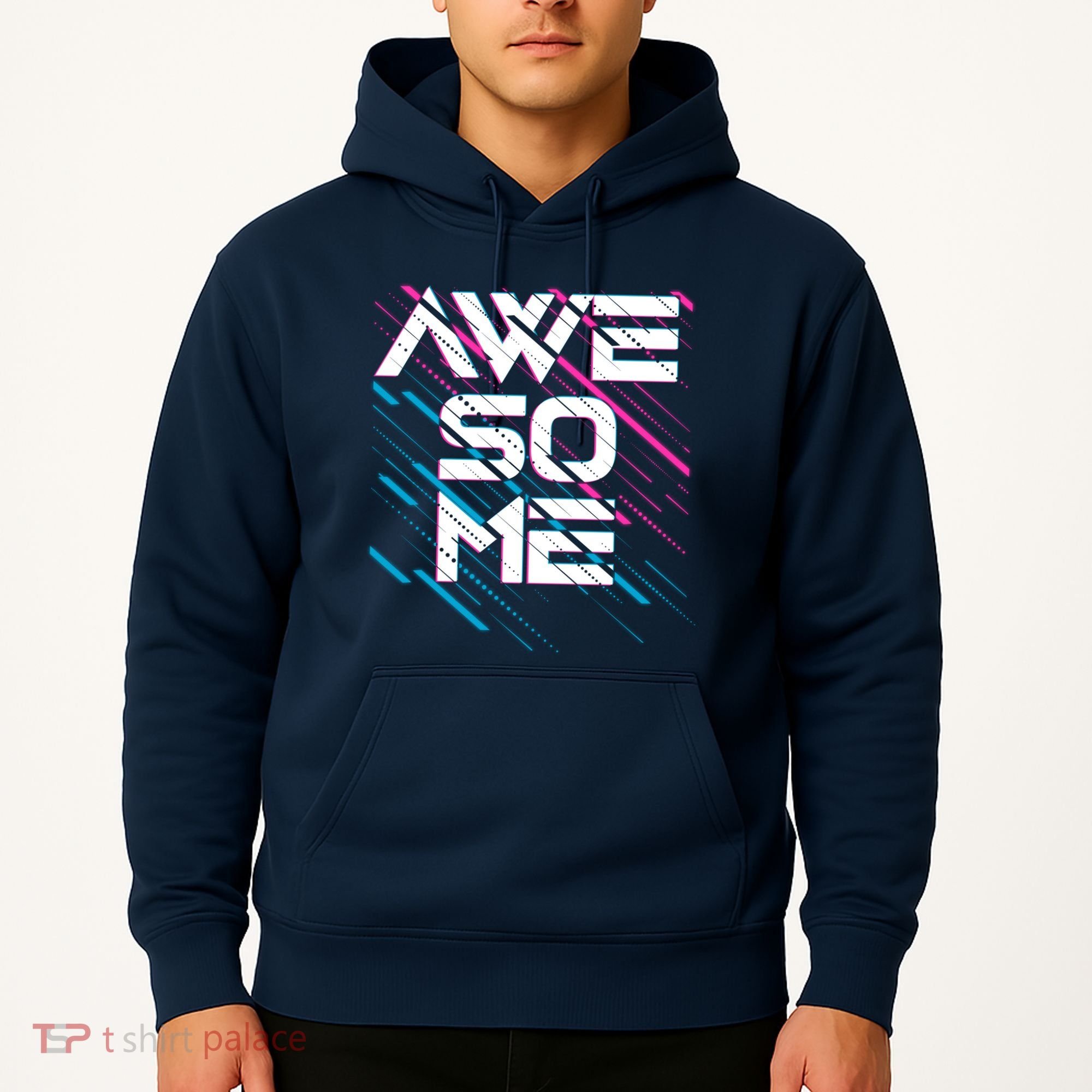 Cool Retro 80's Eighties Pattern Awesome Hoodie