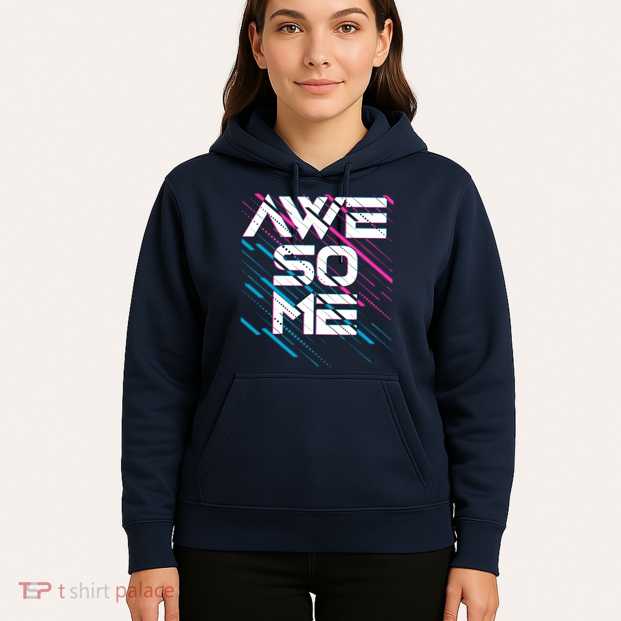Cool Retro 80's Eighties Pattern Awesome Hoodie