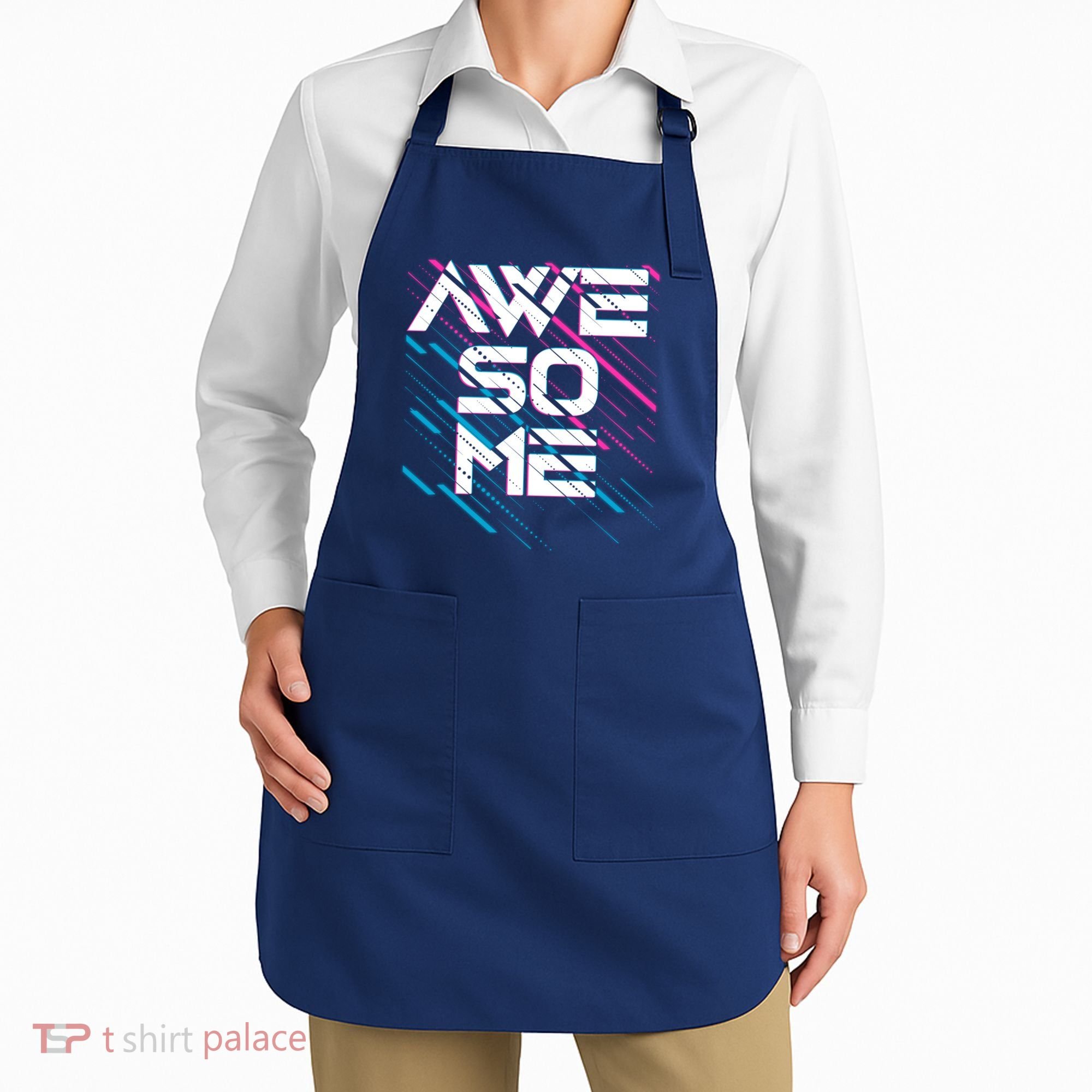 Cool Retro 80's Eighties Pattern Awesome Apron