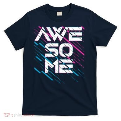 Cool Retro 80's Eighties Pattern Awesome T-Shirt