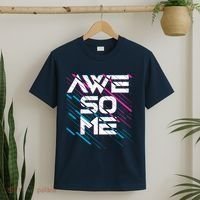 Cool Retro 80's Eighties Pattern Awesome T-Shirt thumb 2
