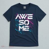 Cool Retro 80's Eighties Pattern Awesome T-Shirt thumb 5