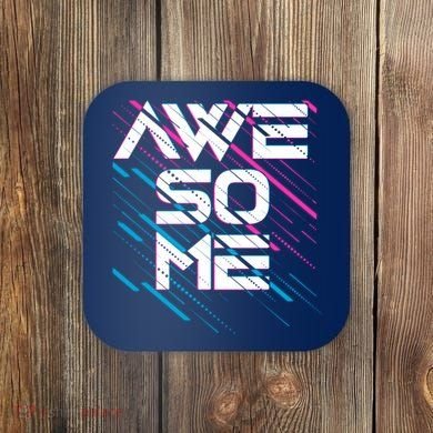 Cool Retro 80's Eighties Pattern Awesome Coaster