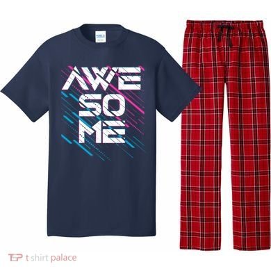 Cool Retro 80's Eighties Pattern Awesome Pajama Set