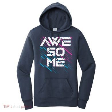 Cool Retro 80's Eighties Pattern Awesome Women's Hoodie