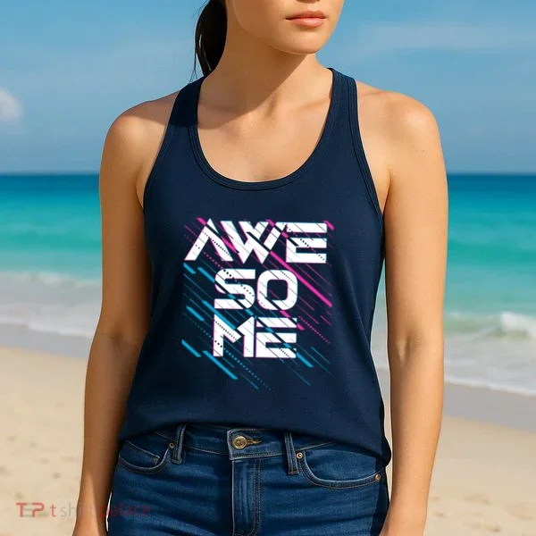 Cool Retro 80's Eighties Pattern Awesome Women's Tank Top
