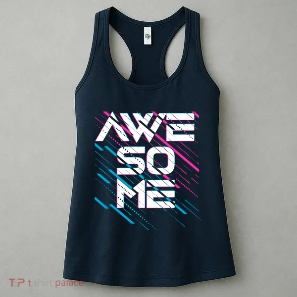 Cool Retro 80's Eighties Pattern Awesome Women's Tank Top
