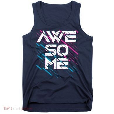 Cool Retro 80's Eighties Pattern Awesome Tank Top