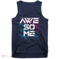 Cool Retro 80's Eighties Pattern Awesome Tank Top thumb 0