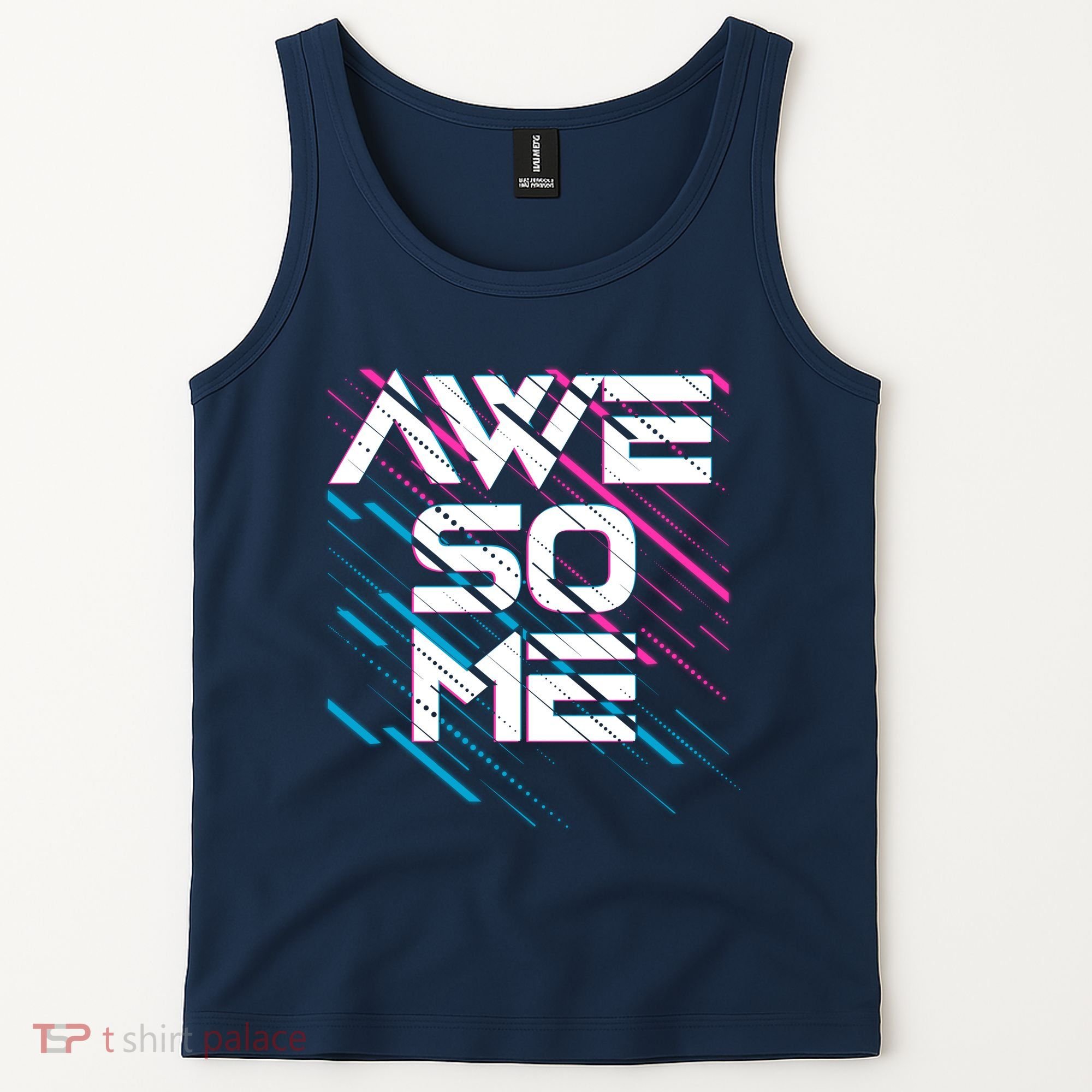 Cool Retro 80's Eighties Pattern Awesome Tank Top