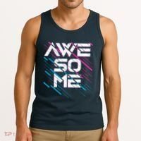 Cool Retro 80's Eighties Pattern Awesome Tank Top thumb 3