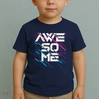Cool Retro 80's Eighties Pattern Awesome Toddler T-Shirt thumb 2