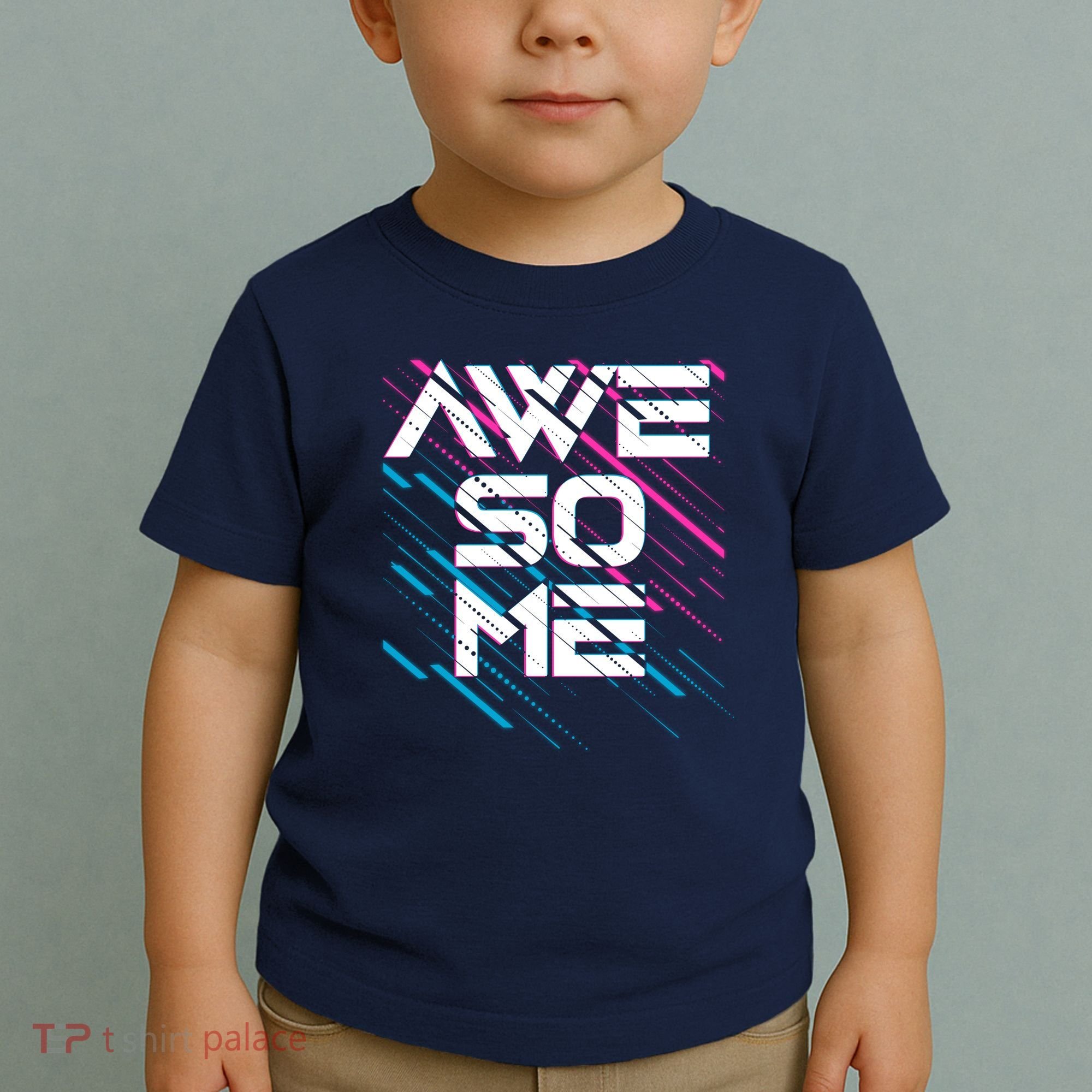 Cool Retro 80's Eighties Pattern Awesome Toddler T-Shirt