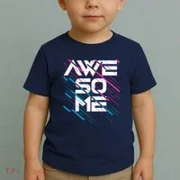 Cool Retro 80's Eighties Pattern Awesome Toddler T-Shirt thumb 2