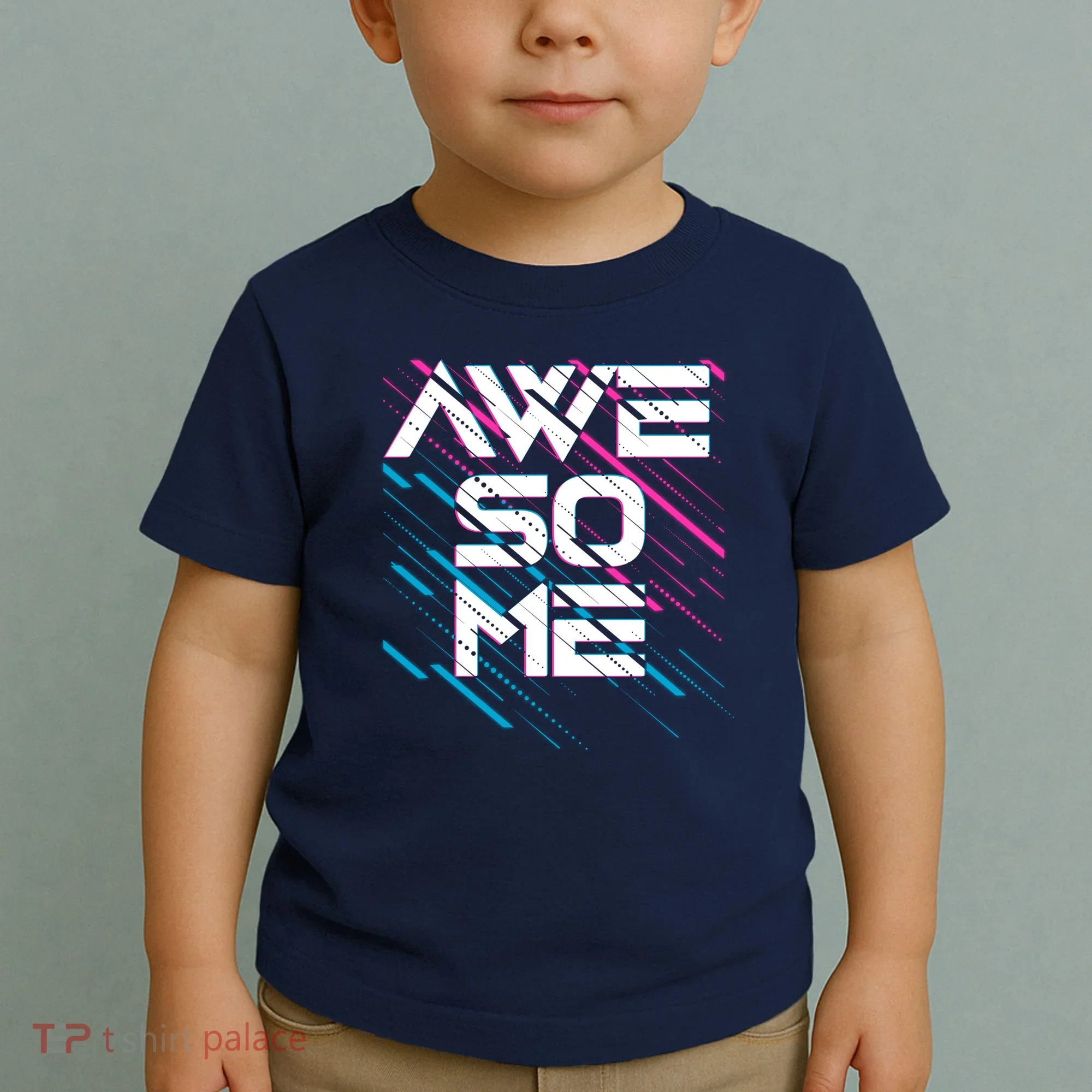 Cool Retro 80's Eighties Pattern Awesome Toddler T-Shirt