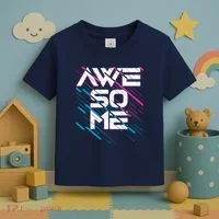 Cool Retro 80's Eighties Pattern Awesome Toddler T-Shirt thumb 3