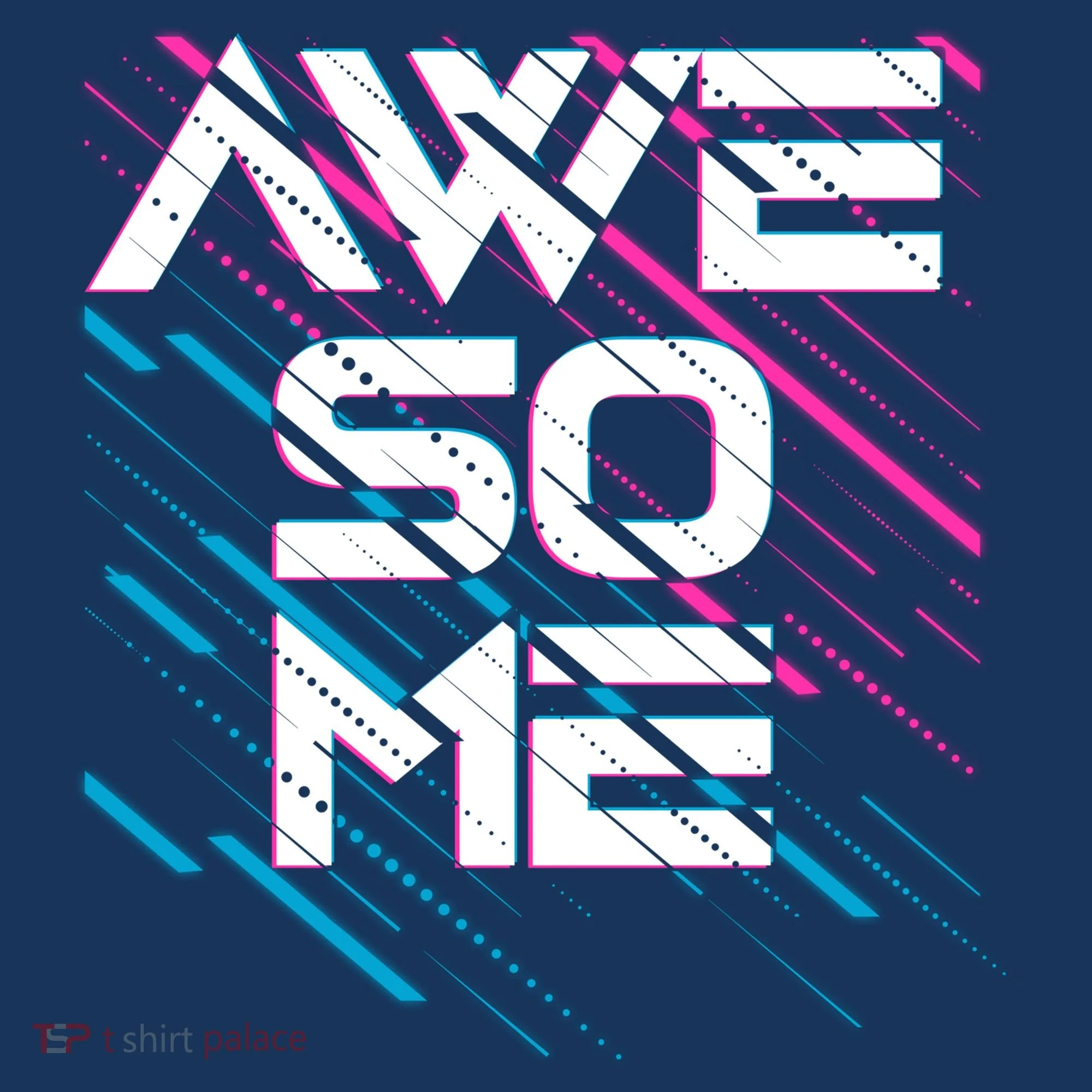 Cool Retro 80's Eighties Pattern Awesome Toddler T-Shirt