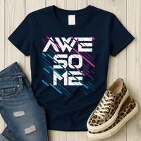 Cool Retro 80's Eighties Pattern Awesome Women's T-Shirt thumb 3