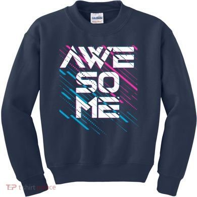 Cool Retro 80's Eighties Pattern Awesome Kids Sweatshirt