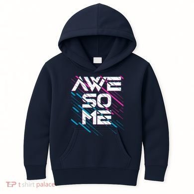 Cool Retro 80's Eighties Pattern Awesome Kids Hoodie