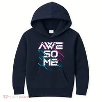 Cool Retro 80's Eighties Pattern Awesome Kids Hoodie thumb 0