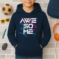 Cool Retro 80's Eighties Pattern Awesome Kids Hoodie thumb 2