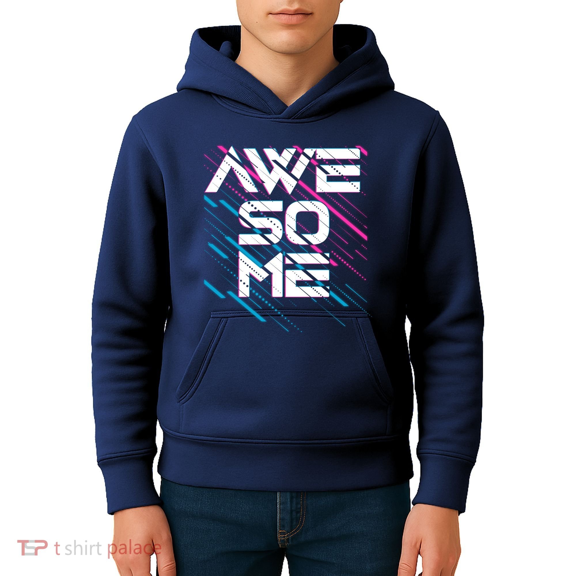 Cool Retro 80's Eighties Pattern Awesome Kids Hoodie