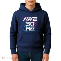 Cool Retro 80's Eighties Pattern Awesome Kids Hoodie thumb 4