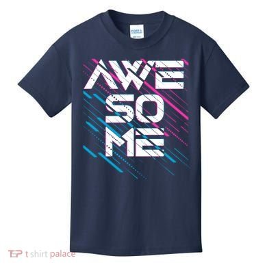 Cool Retro 80's Eighties Pattern Awesome Kids T-Shirt