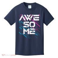 Cool Retro 80's Eighties Pattern Awesome Kids T-Shirt thumb 0