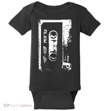 Cassette Retro 90s Style Baby Bodysuit