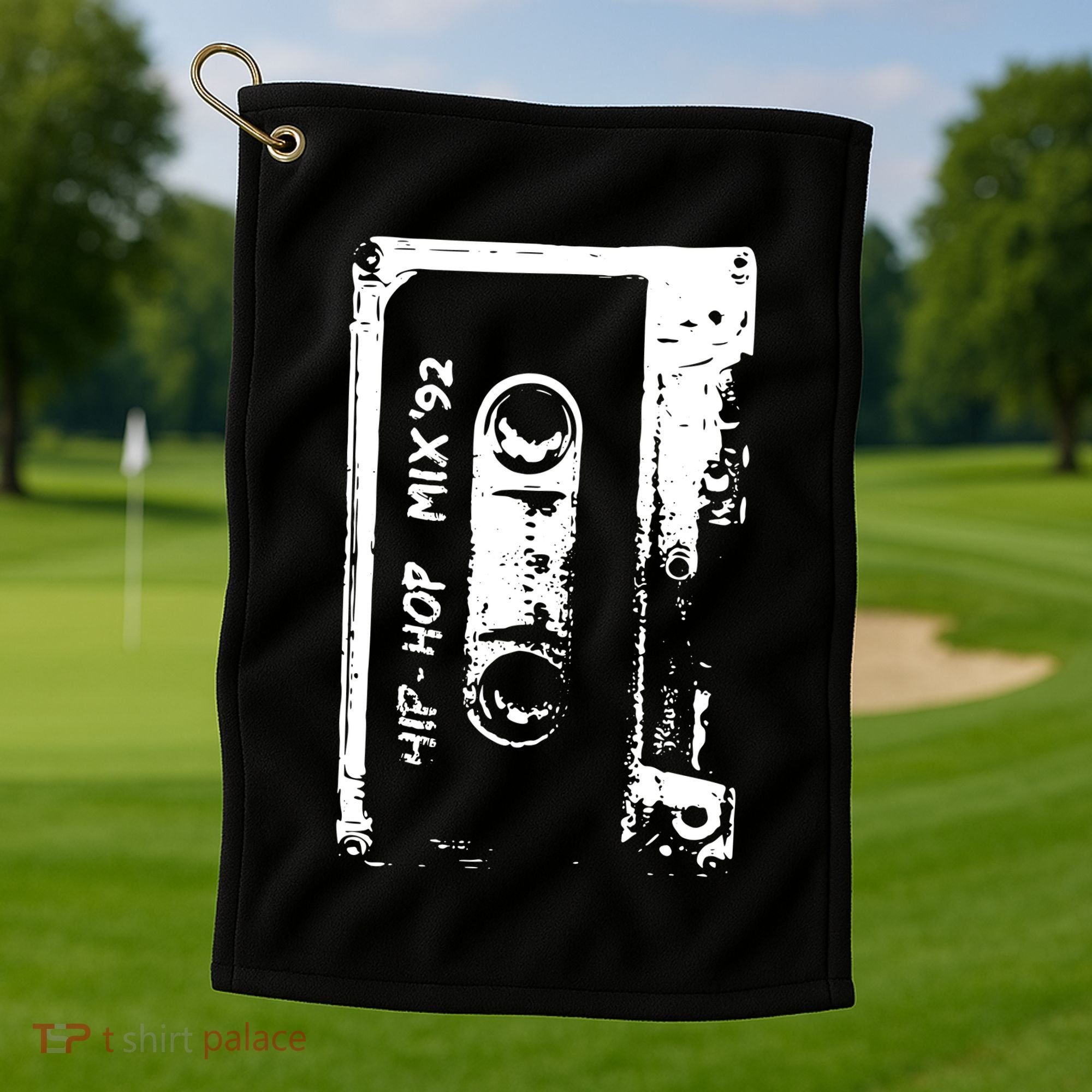 Cassette Retro 90s Style Golf Towel