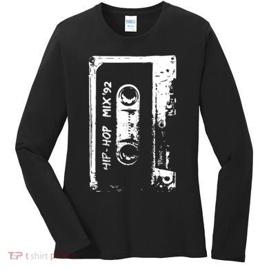 Cassette Retro 90s Style Women's Long Sleeve Shirt