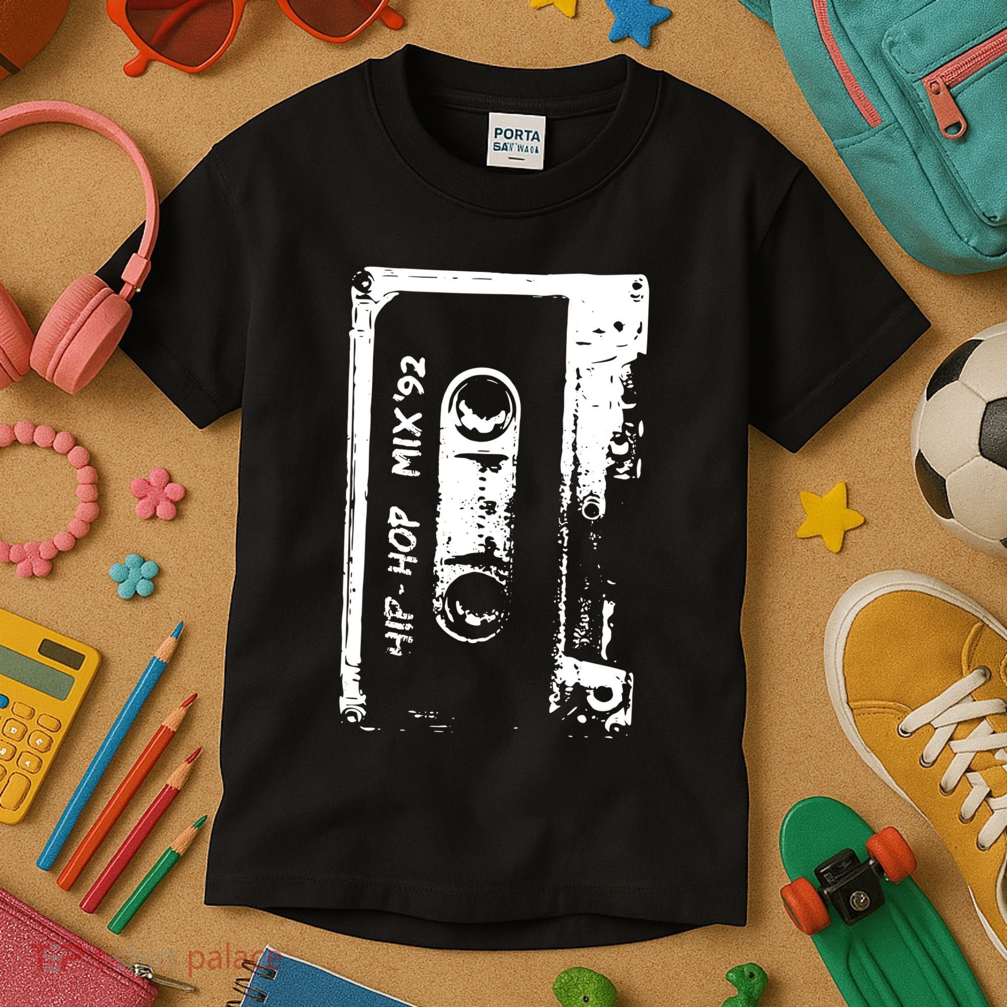 Cassette Retro 90s Style Kids T-Shirt