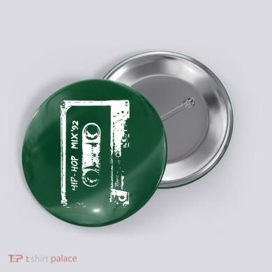 Cassette Retro 90s Style Button